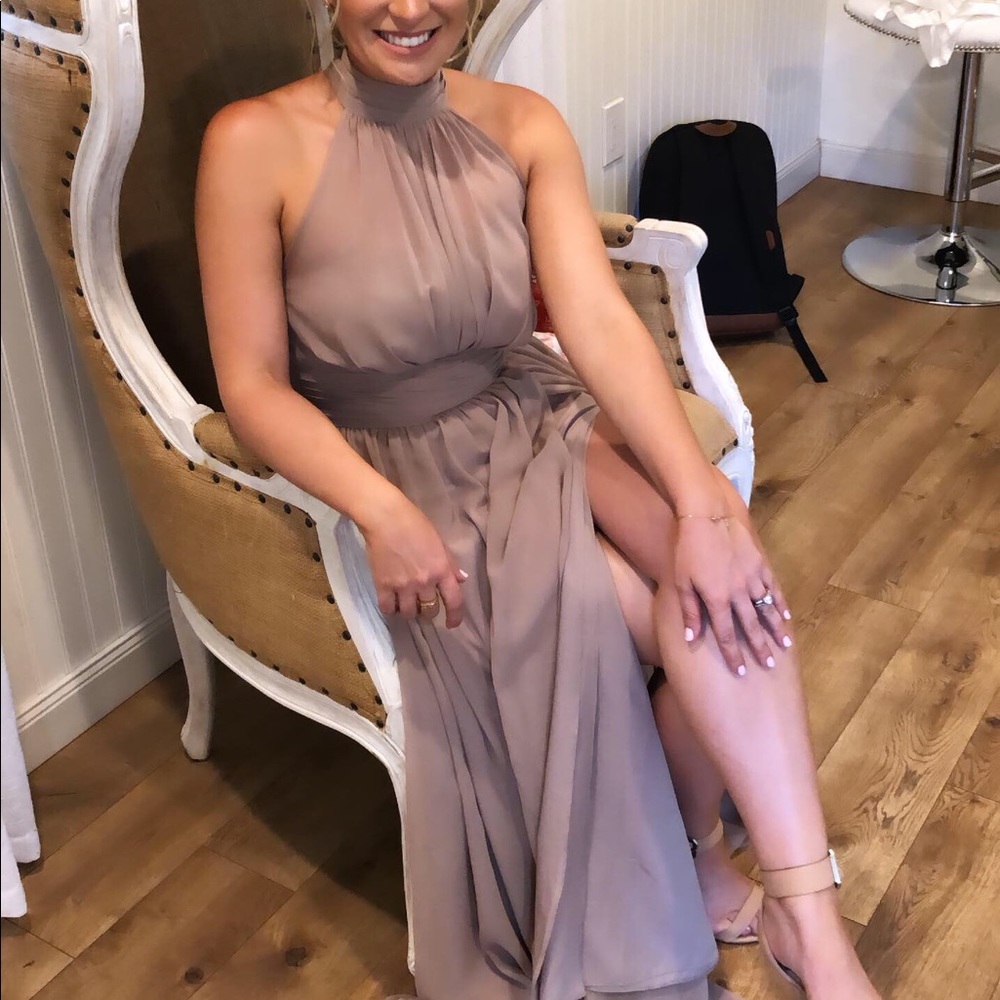 Azazie Iman Taupe